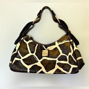 Vintage Leather Giraffe Print Doheny & Bjork Purse